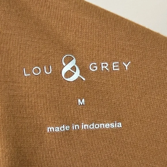 Lou & Grey Camel Brown High Rise Leggings w/ Pockets – Size M - Picture 4 of 5